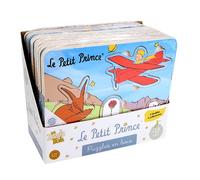 PLANÈTE BOIS - Pacco di 12 Puzzle - Gioco Educativo - Il Piccolo Principe - 865003PA - 5 Pezzi - Multicolore - Legno - Gioco per Bambini - Puzzle per Bambini - 21,5 cm x 17,5 cm - A Partire da 18 Mesi