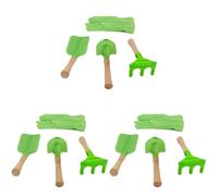 PLANETE PLANTE - Set di 9 Attrezzi da Giardinaggio per Bambini e Guanti - Attrezzi da Giardinaggio - 170516 - Metallo - Giardino - Natura - Pianta - Fiori - Gioco per Bambini - A Partire dai 3 Anni