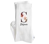 Planetee Calzini Divertenti con Scritta Stefania | Uomo Donna, Cotone, Punta Rinforzata, Tallone senza Cuciture 36-40 a 41-45 | Sport Ufficio Tutti i Giorni | Regalo Compleanno Natale