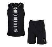 PLANETEX Pigiama Uomo Juventus Prodotto Ufficiale Cotone Art.14077
