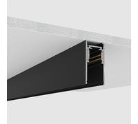 Planetitaly Binario elettrificato magnetico esterno da soffitto 2 metri supporto compatibile con faretti e barre LED track 48V