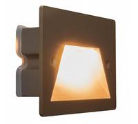 PUNTO LUCE SEGNAPASSO RETTANGOLARE LED AD INCASSO CAMBIA COLORE CCT 3IN1 3W 24° [EEK: E]