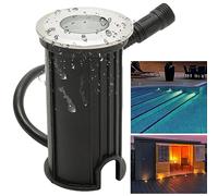 Planetitaly Faretto LED RGBW 3W IP68 Segnapassi Calpestabile per Piscina e Giardino