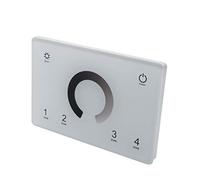 Planetitaly Pannello LED controller dimmer touch incasso muro scatola 503 4 zone DMX 512 RF