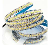 Planetitaly Striscia adesiva 1200 LED dimmerabile SMD 2835 strip 5 metri alta luminosità 90W 12V Luce Bianco Freddo 6000K