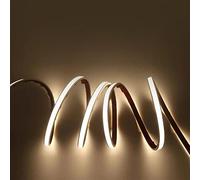 Planetitaly Striscia Linear COB Neon Flex Led Dimmable 24V tenuta stagna IP68 luce immersione piscina bordo vasca box doccia bagno turco fontana giardino laghetto 2700K