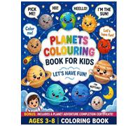 PLANETS COLOURING BOOK FOR KIDS: LET'S HAVE FUN