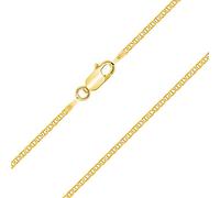 PLANETYS - Catenina per Bambini Argento Sterling 925 Placcato Oro 18K Modello Marinara Larghezza 1.8 mm Lunghezza: 32 cm