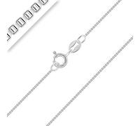 PLANETYS - Catenina per Bambini Argento Sterling 925 Rodiato Modello Veneziana Larghezza: 1 mm Lunghezza: 38 cm