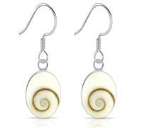 PLANETYS - Orecchini Oval Occhio di Santa Lucia Shiva Argento Sterling 925