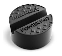 PLANGER® - Power Pad Piatto - Tampone in Gomma per cric con scanalatura - Pad Antiscivolo per Crick Idraulico Auto - Adattatore Crick per Auto in Gomma Resistente
