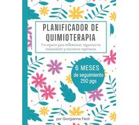 Planificador de Tratamiento de Quimioterapia - Cuaderno de Organización Médica y Bienestar Emocional - Regalo para Pacientes con Cáncer - Formato Grande 8.5 x 11 -Diario de Oncología