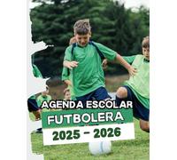 Planificador escolar futbolera 2025-2026 Semana vista: Agenda Escolar de Temática Futbolera 2025-2026 | deportistas o estudiantes de primaria | los Mejores Jugadores de Fútbol