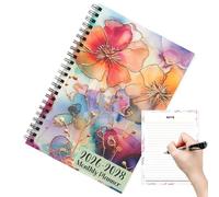 Planificatore Mensile Con Quaderno,Agenda Con Lista Delle Cose Da Per Il 2026-2028 | Agenda Mensile per un Periodo di 3 Anni,Per Studenti Insegnanti Famiglia Amici