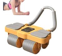 Plank AB Roller, Roller AB con supporto del gomito,Ruota AB automatica con supporto del gomito | Attrezzature per l'allenamento fitness a casa stabile, allenatore di base per uomini donne