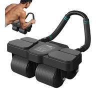 Plank AB Roller, Roller AB con supporto per il gomito - automatico del rullo per esercizi addominali con supporto del gomito - Attrezzature per l'allenamento a casa stabile, allenatore di base per l
