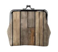 Planks Weathered Old Look Print Versatile Portamonete Squisito Mini Portafoglio Carino Cambiamento Sacchetto per ogni occasione