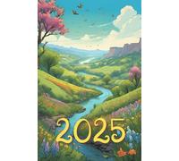 Planner 2025, 2026, 2027, 2028, 2029, 2030 Spring: 378-page Calendar for every day of the year, including every hour with extra montly and yearly page with Spring