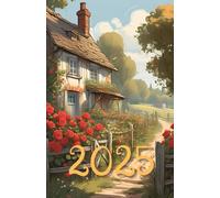 Planner 2025, 2026, 2027, 2028, 2029, 2030 Spring: 378-page Calendar for every day of the year, including every hour with extra montly and yearly page with Spring