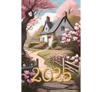 Planner 2025, 2026, 2027, 2028, 2029, 2030 Spring: 378-page Calendar for every day of the year, including every hour with extra montly and yearly page with Spring