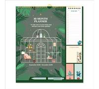 Grupo Erik: Calendario Famiglia 2026 Inner Garden | Calendario 2026 da muro con 4 colonne, 30x34cm, da Settembre 2025 a Dicembre 2026 con To Do List, stickers e penna inclusa