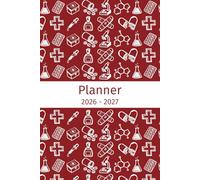 Planner 2026-2027: Agenda for Pharmacist, Pharmacy Medical Student, Nurse, Doctor, Pharmacy Technician Gifts, Weekly and Monthly View