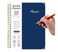 Planner 2026-2027 Monthly Weekly Academic Calendar -english A4 Planner