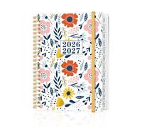 Planner 2026-2027, planner da luglio 2026 a giugno 2027, 16 cm x 21,6 cm, fiore