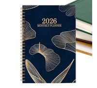 Planner 2026 | Agenda di scrittura - Planner settimanale con calendario dei fiori e delle date per scuola accademica insegnante studente aula ufficio lavoro appuntamento pianificazione studio famiglia