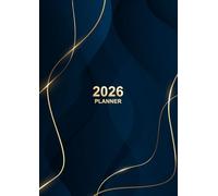 Planner 2026: Dated full page per day , A4 size, 12 months from January to December with goals , To-do list.