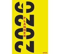 Planner 2026 Design verticale - Copertina Morbida Compatta 6x9 - APGS - EDIZ. Giallo e nero: Agenda settimanale 2026 12 mesi compatto e tascabile, ... x 22,86 cm) yellow and black vertical design