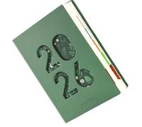 Planner A5 PU Leather 2026 - 365-Day Daily Notebook, January- December Calendar Book | Monthly Schedule Organizer for Work, Academic, Appointment, Time Management, Home, School, Travel Use