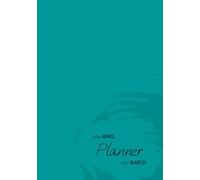 Planner April 2026-2027 March: A5 Weekly and Monthly Notebook Organizer | Cool Spiral Wave Design 000