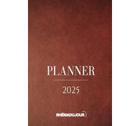 Planner Chrétien 2025 | Daté de janvier à décembre 2025 | Double page hebdomadaire et mensuelle | Avec Liste de Tâches, Notes et Recommandation |: Couleur Cuir Marron | Format A5