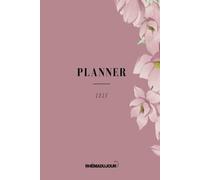 Planner Chrétien 2025 | Daté de janvier à décembre 2025 | Double page hebdomadaire et mensuelle | Avec Liste de Tâches, Notes et Recommandation |: Couleur rose et fleurs roses | Format A5