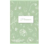 Planner:Christian, Light Green and White Flowers