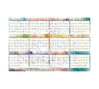 Planner Da Parete 2026-122x81 Cm Portable Pianificatore A Secco | Calendario Annuale Di 12 | Lightweight Per Casa Soggiorno Ufficio Aula Studente Lavoratore E Famiglia Gennaio