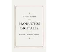 Planner de Productos digitales: Audios · Cursos · Packs