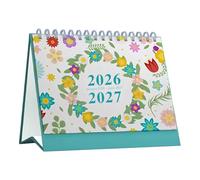 Planner Desk 2026 - Agenda settimanale e mensile da ufficio, funzione note, pratica, compatta, pratica, versatile, elegante e moderno | Calendario burea 2026 2027 Calendario organizzato