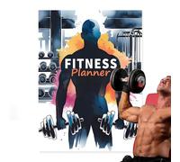 Planner di allenamento, pianificatore di fitness, quaderno per esercizi in palestra | Notebook settimanale per la pianificazione dell'allenamento, diario di monitoraggio degli allenamenti per adulti