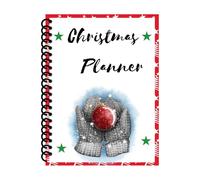 Planner di lista di Natale - pianificatore di Natale, organizzatore di pianificatore di Natale | Lista di benna di Natale, pianificatore di Natale, di cose da , taccuino con copertina