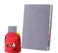 Planner For Work, 2026 Day Task Planner Organizer Notebook, A5 HardCover 12 Note Per La Rivista Orgenda Orgenda Per Gli Insegnanti Degli Studenti Di Imprenditori Per Adolescenti