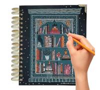 Planner Lettura Studente Notebook Monitoraggio Lettura Accessorio Diario con Funzione Notebook con Dettagli 8,27x5,9x0,79 pollici Attrezzature Scuola Prodotto Compatto per Famiglia Applicazione