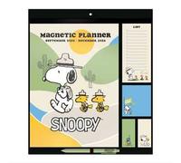 Grupo Erik: Calendario Famiglia 2026 Snoopy | Calendario Magnetico Frigo 2026 con 4 colonne, 30x34cm, da Settembre 2026 a Dicembre 2026 con To Do List, stickers e penna inclusa