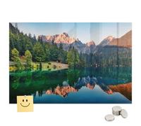 Planner Magnetico in Vetro Temprato per Ufficio 60x40 Paesaggio lacustre
