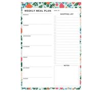 Planner magnetico per pasti, Magnete per liste della spesa per frigorifero - Blocco note per la pianificazione dei pasti Memo lavagna Memo Blocco note - Pianificazione settimanale altamente efficiente