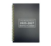 Planner mensile - Agenda accademica 3 anni | Organizzatore con vacanze e citazioni ispiratrici | Calendario di pianificazione del datebook | Agenda per notebook organizer personale per donne e uomini