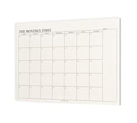 Planner Mensile, Planning da Tavolo, 60 Flogi a Strappo 24,5 x 17,5 cm, Monthly Planner Agenda Appuntamenti Organizer, To Do List Scrivania Pianificazione per la Casa Dell'ufficio Scolastico