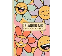 Planner nd notebook "Real life": with happy flowers design