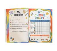 Planner per Bambini | Diario Quotidiano per Piccoli,Planner Creativo con Disegni per Studio, Programma, Scuola, Casa, Viaggi, Famiglia, Campeggio e Lezioni